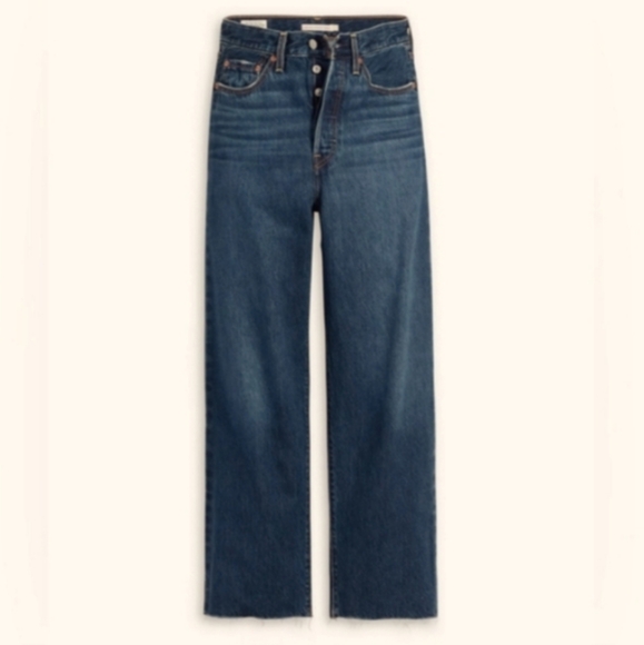 Levi's Denim - Levi’s | High Rise Ribcage Straight Ankle with Button Fly Red Tab | Size 28